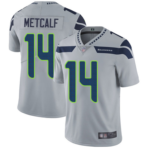 Seattle Seahawks Limited Grey Men D.K. Metcalf Alternate Jersey NFL Football #14 Vapor Untouchable->seattle seahawks->NFL Jersey